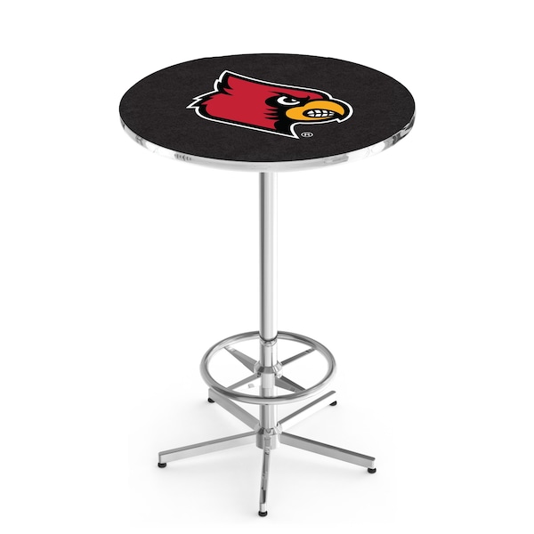 42" Chrome Louisville Pub Table
